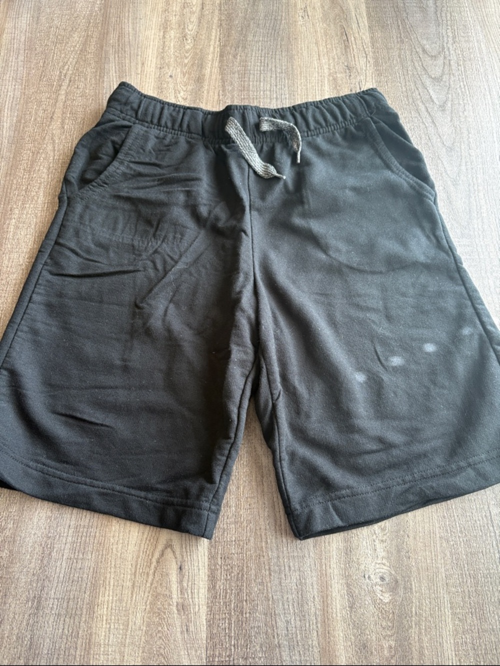 Boys Cat & Jack Black Drawstring Knit Shorts